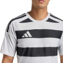 Meeste T-särk adidas Hooped 26 Jersey hall-must KF3396 (M) Meeste T-särk adidas Hooped 26 Jersey hall-must KF3396 (M)