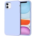 Riff "Minkštas silikono dėklas iPhone 12 Mini" Šviesiai violetinis