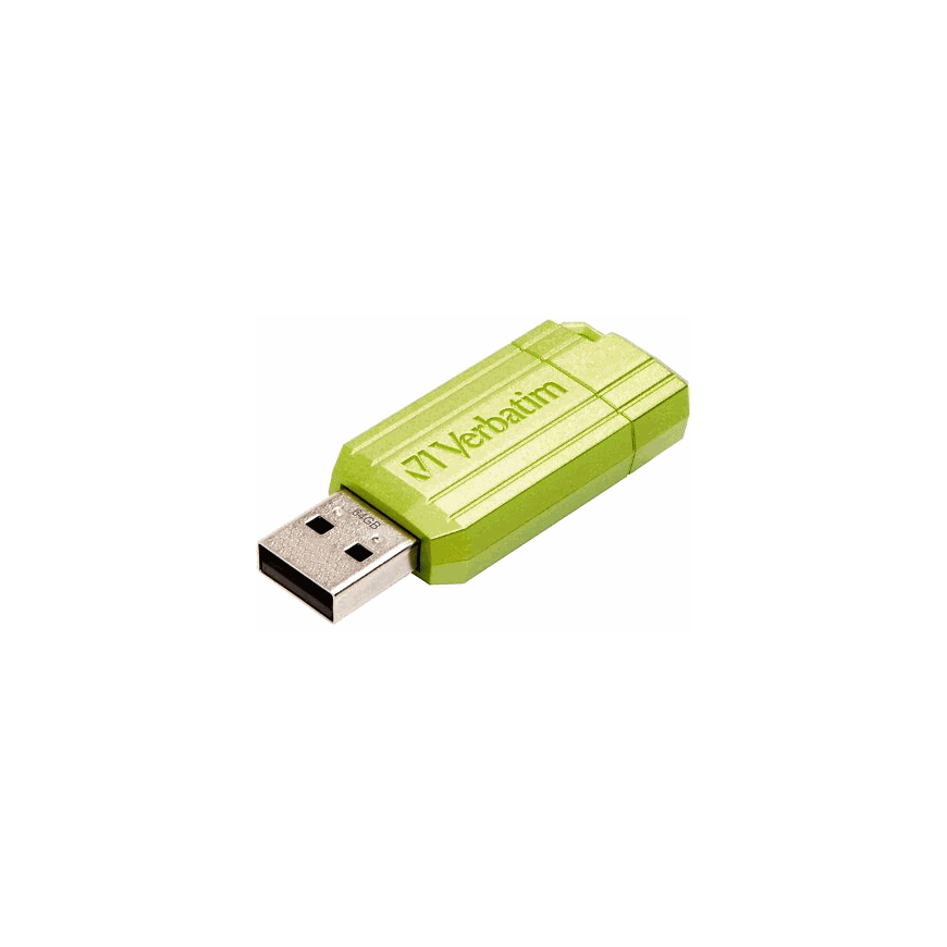 Verbatim Pinstripe 64GB Зелёный – 2