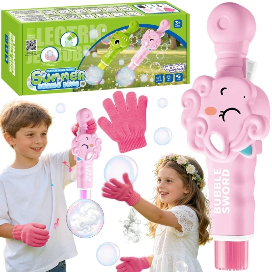 WOOPIE Vienradža miglas un burbuļu mašīna uzlādējama