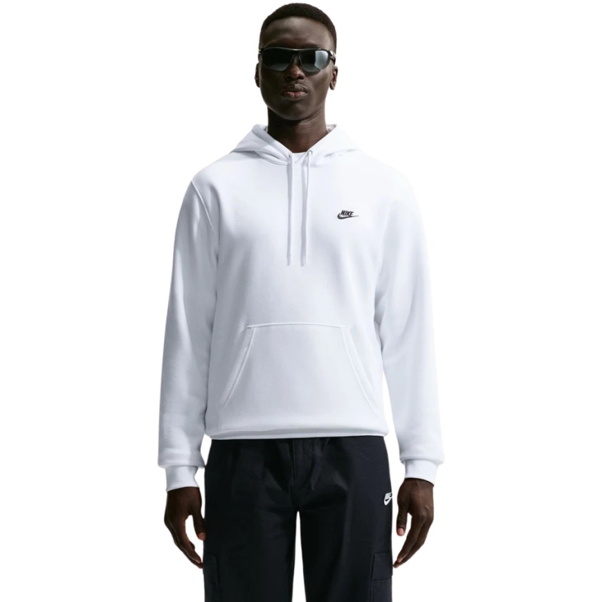 Bluza vyriška Nike Club BB balta FN3859 100 (XL)