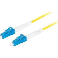 Lanberg Kuituoptinen patchcord SM LC/UPC-LC/UPC SIMPLEX LSZH 3.0mm 1m keltainen