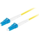 Lanberg Šķiedru optikas patchcord SM LC/UPC-LC/UPC SIMPLEX LSZH 3.0mm 1m dzeltena Lanberg Šķiedru optikas patchcord SM LC/UPC-LC/UPC SIMPLEX LSZH 3.0mm 1m dzeltena