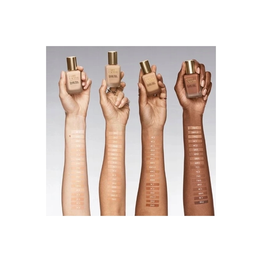 "Estee Lauder Double Wear Stay-in-Place Makeup SPF10" ilgstošs matējošs tonālā krēma pamats 2C3 Fresco 15ml – 3