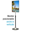Techly ICA-TR10 infoekraani kinnitus 68,6 cm (27") Hõbe
