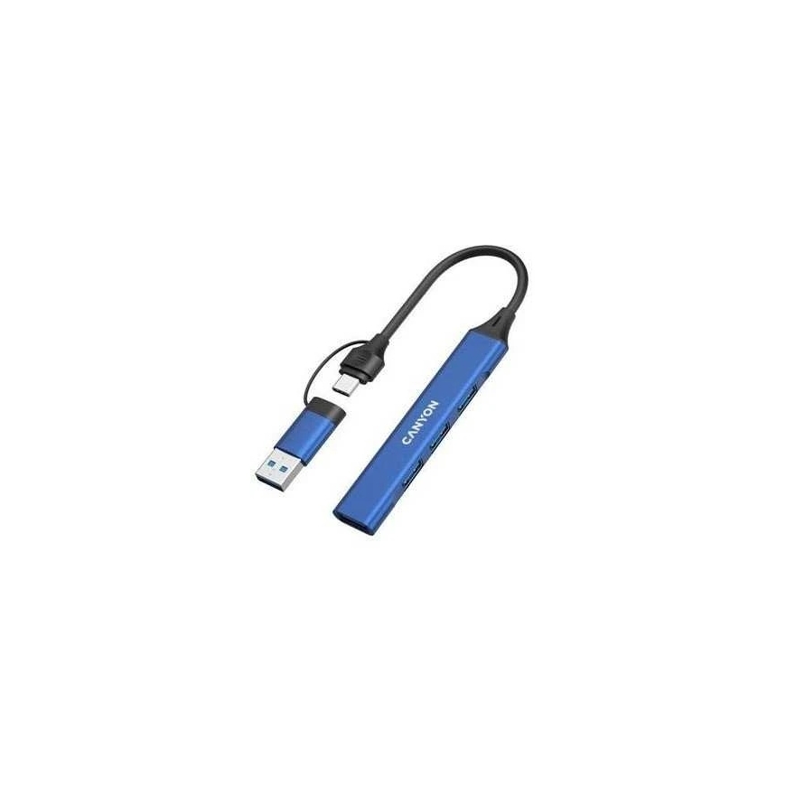 Canyon DS-02 4in1 USB-A/C Zils