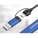 Canyon DS-02 4в1 USB-A/C Синий Canyon DS-02 4в1 USB-A/C Синий