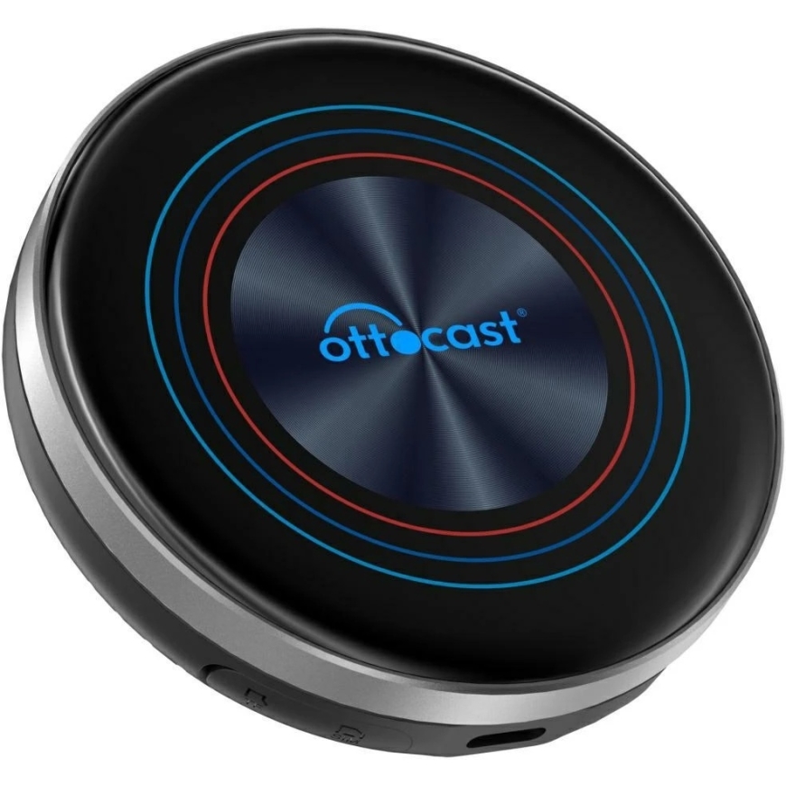 Automagnetola Ottocast PCS46-BM automobiļa adapteris OttoAibox i3 128GB Android multimediju kaste melna