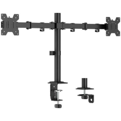 LogiLink Laikiklis do monitora 2x 17-32 cali,10kg max na ramie
