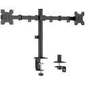 LogiLink Держатель для монитора 2x 17-32 дюйма, 10кг макс на руку LogiLink Держатель для монитора 2x 17-32 дюйма, 10кг макс на руку