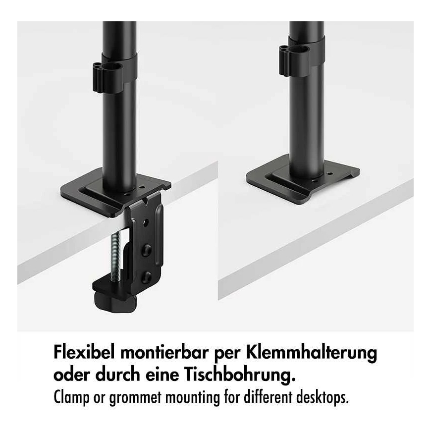 LogiLink Näyttöteline 2x 17-32 tuumaa, 10kg max per varsi – 5