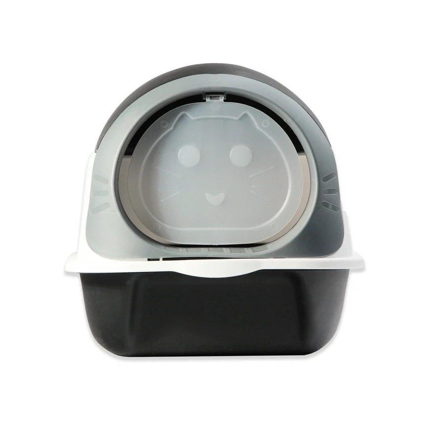 ATL ZW51A Кошачий туалет 50x35x36см черно-белый + совок – 4