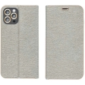 OEM LUNA Book Gold kaitse Samsung Galaxy A51 hõbedane