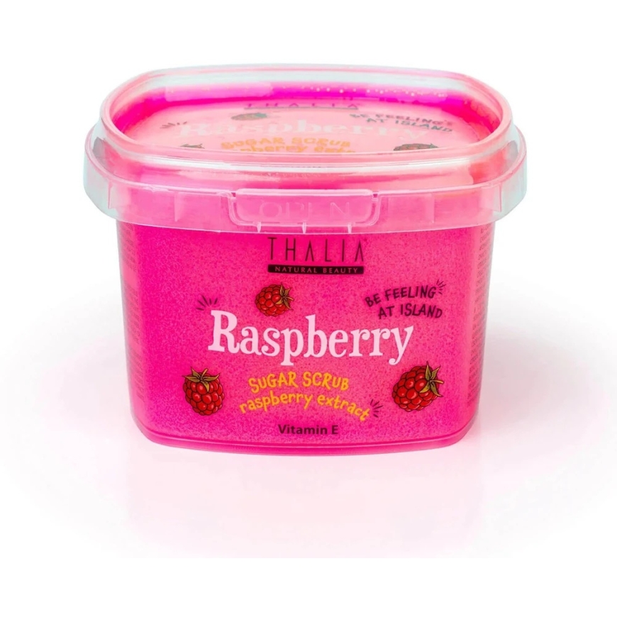 Thalia Natural Beauty Raspberry Smoothing Body Scrub, 300 ml