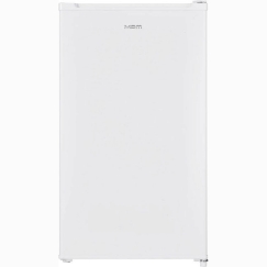 MPM-89-CJ-39 balts kompresora darbības ledusskapis ar dārzeņu atvilktni, ietilpība 90 litri, augstums 85 cm, platums 47.5 cm