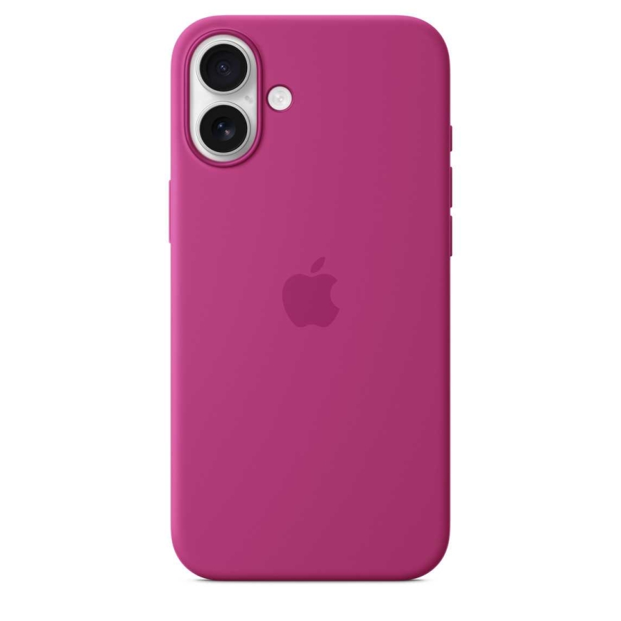 Apple iPhone 16 Plus Silicone Case with MagSafe - Fuchsia MYYE3ZM/A
