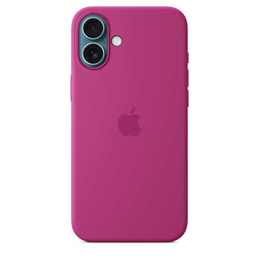 Силиконовый чехол Apple iPhone 16 Plus с MagSafe - Фуксия MYYE3ZM/A – 3