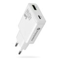 Charger GaN 1x USB-C, 1x USB Quick Charge 3.0 45W PD white Charger GaN 1x USB-C, 1x USB Quick Charge 3.0 45W PD white