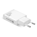 Charger GaN 1x USB-C, 1x USB Quick Charge 3.0 45W PD white Charger GaN 1x USB-C, 1x USB Quick Charge 3.0 45W PD white