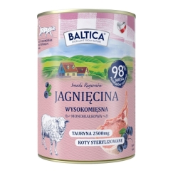 BALTICA Flavors of the Regions Lamb Mono - wet cat food - 400g
