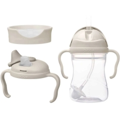 b.box - 3-in-1 dzeramā krūze, krūze ar salmiņu, ūdens pudele, treniņu krūze 240 ml | Latte