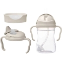 b.box - 3-in-1 drinking cup, cup with straw, water bottle, training cup 240 ml | Latte b.box - 3-in-1 drinking cup, cup with straw, water bottle, training cup 240 ml | Latte