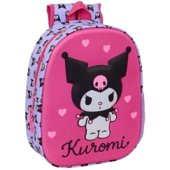 Safta Hello Kitty Kuromi 3D seljakott 33 cm