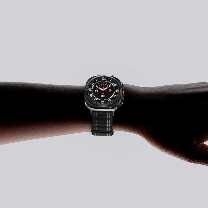 Spigen WBF0 dirželis Samsung Galaxy Watch Ultra 2024 / 2025 (47 mm) juodas – 2
