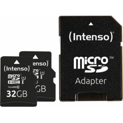 Intenso Intenso Premium 2x32GB micro SDHC Klasė 10 + adapteris