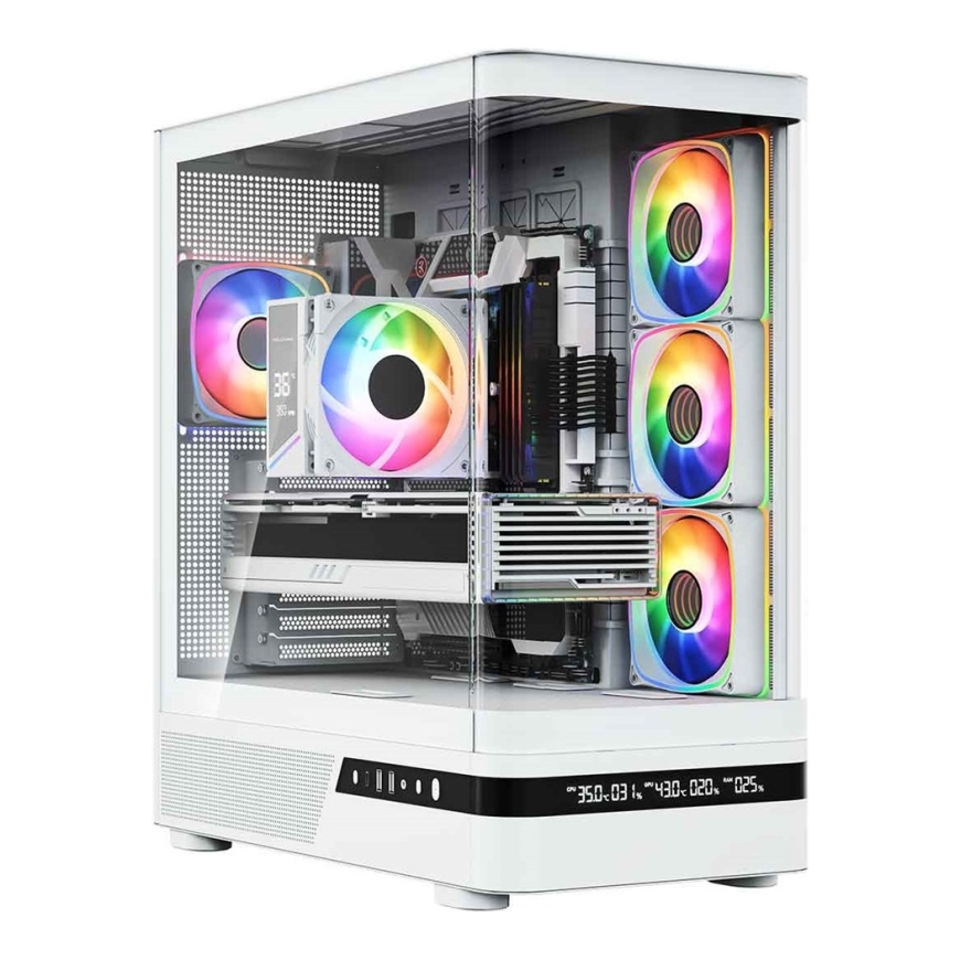 MODECOM Volcano Volcano AQ200 ARGB Midi White