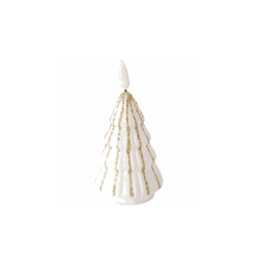 Boltze LED candle white CHRISTMAS TREE 12x6x6cm