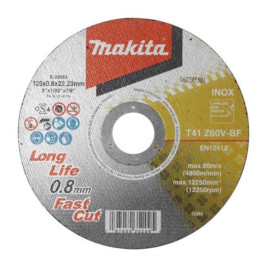 Makita GRIEZES DISKS TĒRAUDAM MAKITA 125X0.8