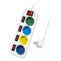 LogiLink LPS257 power extension 1.5 m 4 AC outlet(s) Indoor White LogiLink LPS257 power extension 1.5 m 4 AC outlet(s) Indoor White