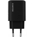 Canyon OnCharge 200 20W 1xPD 1xQC EU Чёрный Canyon OnCharge 200 20W 1xPD 1xQC EU Чёрный