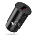 Auto laadija 1 x USB QC3.0 18W must + kaabel USB-C 1m Auto laadija 1 x USB QC3.0 18W must + kaabel USB-C 1m