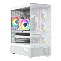 MODECOM Volcano AQ300 ARGB Midi Valge