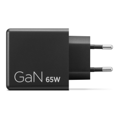 Lenovo Dual USB-C 65W GaN Charger Universal Black AC Indoor