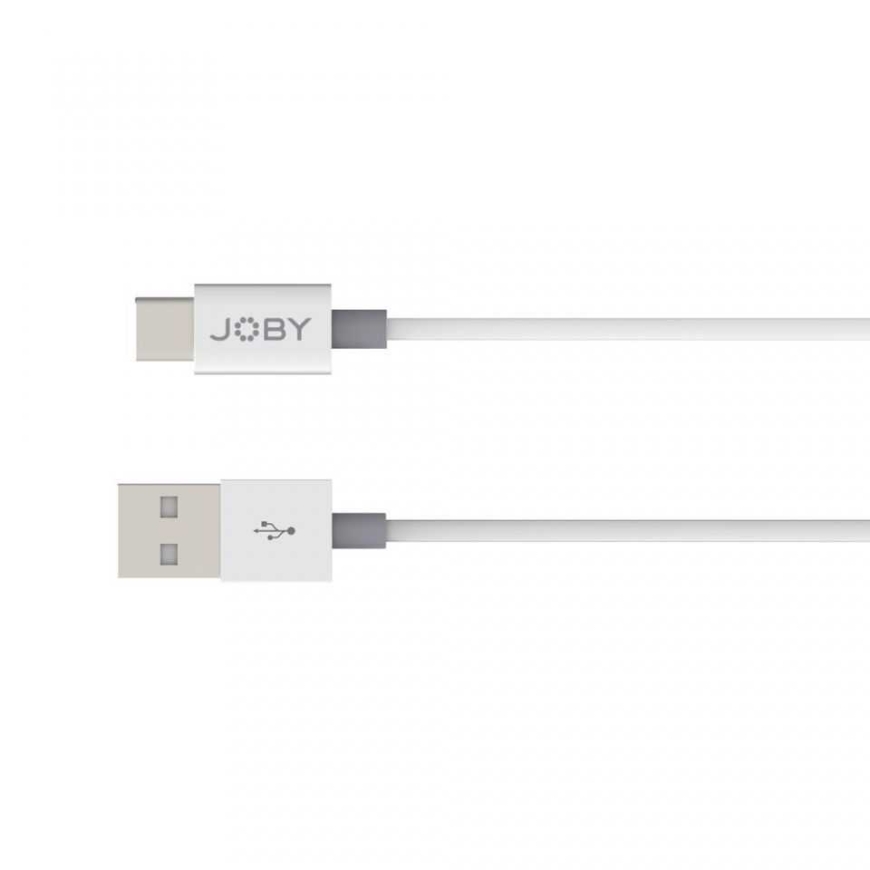 Joby uzlādes un sinhronizācijas kabelis USB-A uz USB-C 1.2m balts – 2