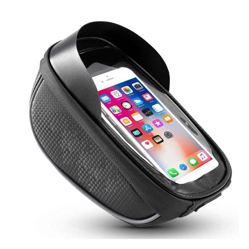 Wozy 16BK Veekindel jalgratta lenkstangi ülaosa kott telefonitaskuga 6,5" – 5