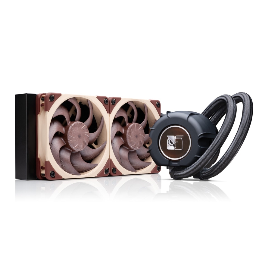 Noctua NL-LC1-24 arvutit jahutussüsteem Protsessori kõik-ühes vedelik jahuti 12 cm Pruun 4 tk