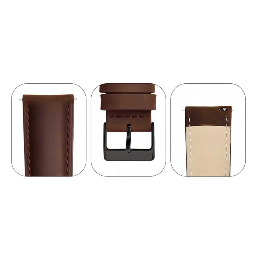 Riff ehtne nahk 20mm universaalne kellarihm (Samsung, Garmin jne) – 2