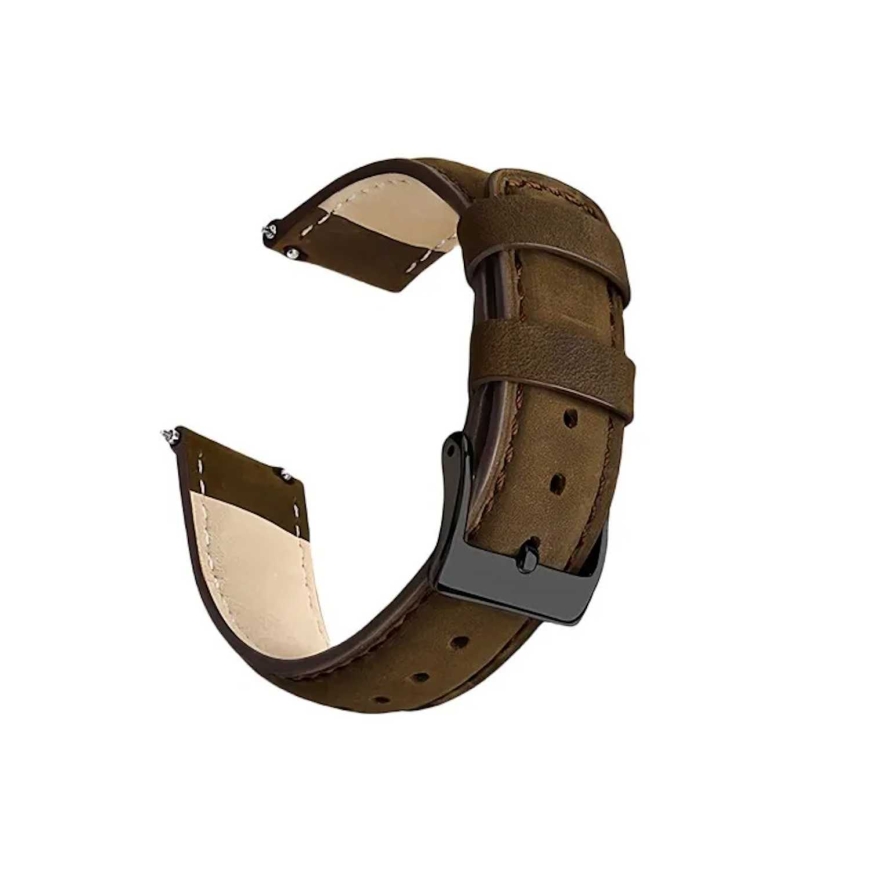 Riff natūralios odos 20mm universali laikrodžio juosta (Samsung, Garmin ir kt.) – 3