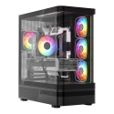 MODECOM Volcano AQ100 ARGB Midi Black MODECOM Volcano AQ100 ARGB Midi Black
