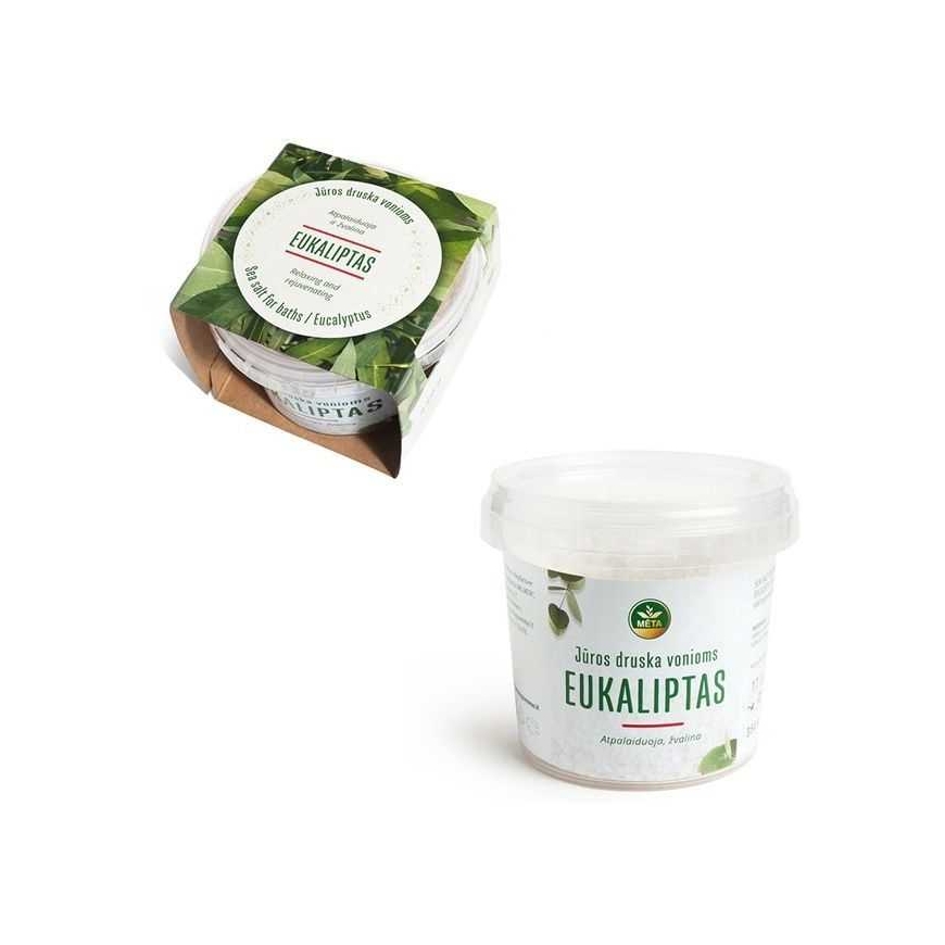 Meta jūras sāls ar eikalipta ēteriskajām eļļām 350ml