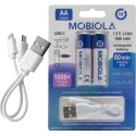 Vega MBAA1650 AA USB-C 1650mAh 2gab Vega MBAA1650 AA USB-C 1650mAh 2gab