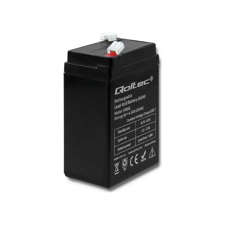 Qoltec 53032 AGM 6V 4.5Ah