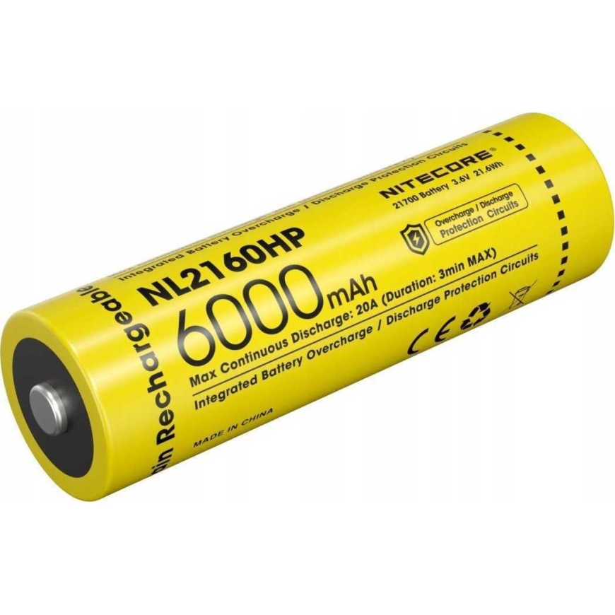 Nitecore NITNL2160 21700 6000mAh 1tk – 3
