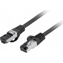 Lanberg Patchcord S/FTP Cat.8.1 LSZH CU 0,25m musta