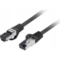 Lanberg Patchcord S/FTP Cat.8.1 LSZH CU 0,25m juodas Lanberg Patchcord S/FTP Cat.8.1 LSZH CU 0,25m juodas