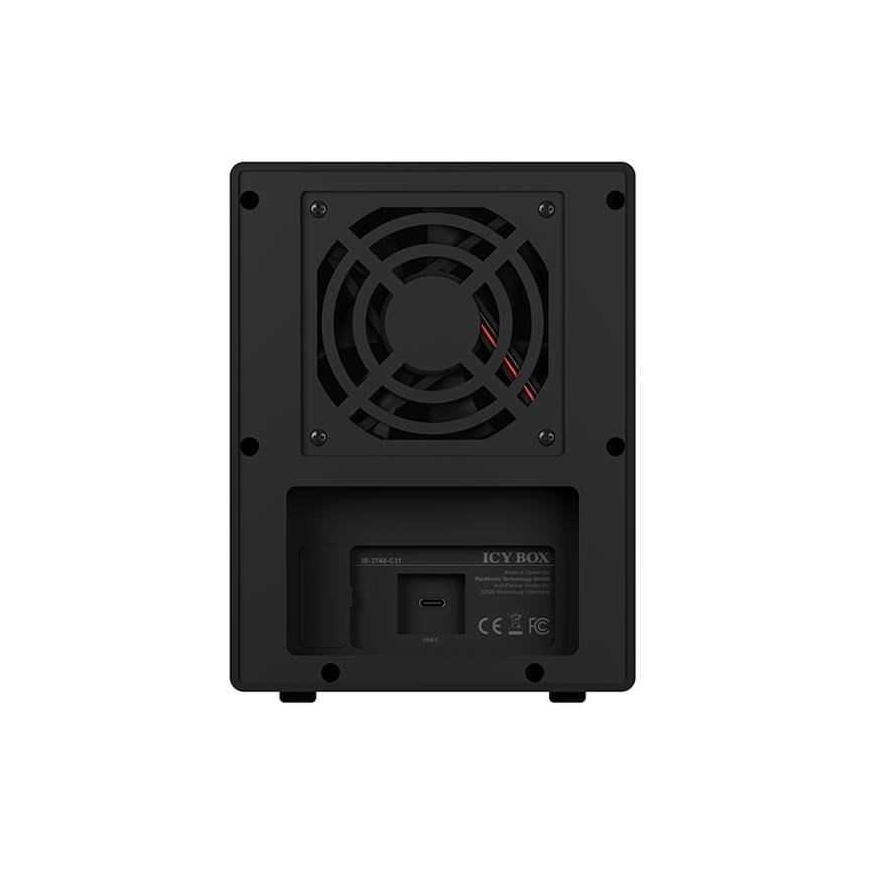 Icy Box välise HDD korpus 3,5" USB 3.1 must IB-3740-C31
